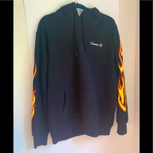 Hoodie with Flames 🔥